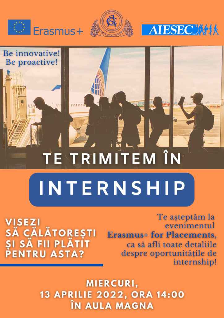 AFIȘ Erasmus for Placements